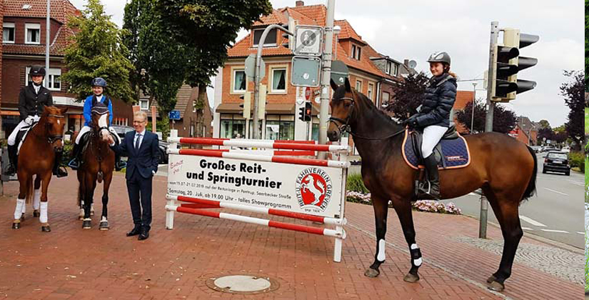 Pferde in der Fußgängerzone!